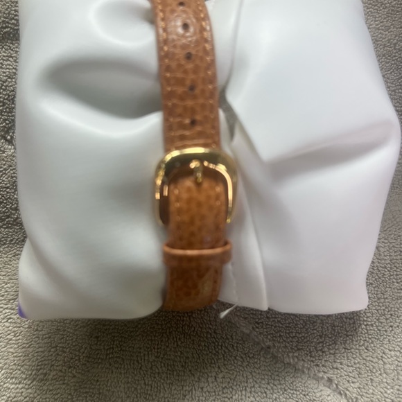 VERONESE Sterling Silver Brown Leather Watch NIB needs battery. main image 9